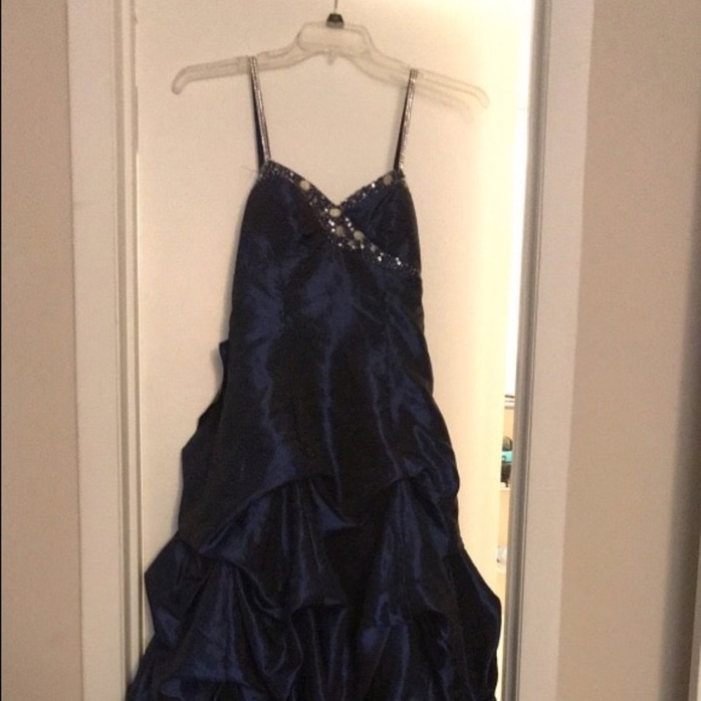 Royal blue formal dress